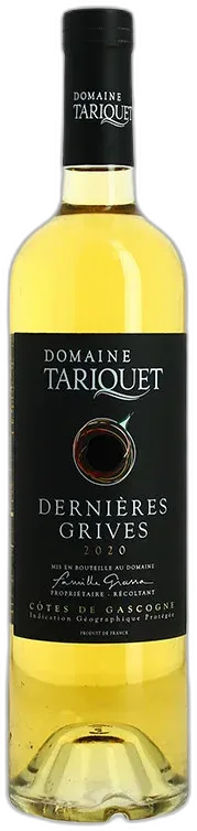 photo du vin Dernières Grives Domaine Tariquet Vin Moelleux des Côtes de Gascogne