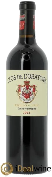 photo Clos de L&Apos;Oratoire Grand Cru Classé 2022
