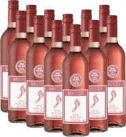 illustration du vin 6er Vorteilspaket Pink Moscato Barefoot