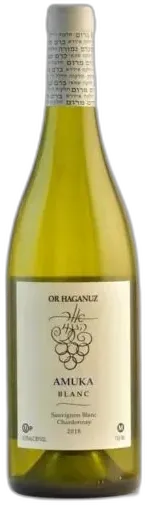 photo Amuka Blanc or Haganuz, Israélien Vin Blanc Casher