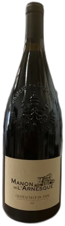 photo Châteauneuf du Pape Rouge 2012 Magnum Manon de l’Arnesque
