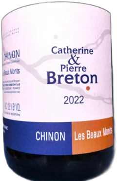 photo Chinon les Beaux Monts 2022 Domaine Breton