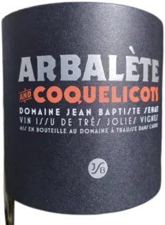 photo Arbalète et Coquelicots 2023 Domaine j-b Sénat