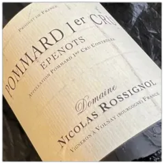 photo du vin Domaine Nicolas Rossignol Pommard Epenots 2018
