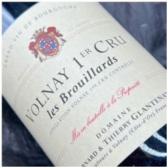 photo Bernard et Thierry Glantenay Volnay les Brouillards 1er Cru 2019