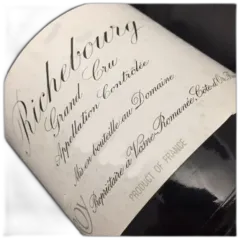 photo Domaine Leroy Richebourg 1989