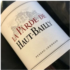 photo la Parde de Haut Bailly 2003 Magnum