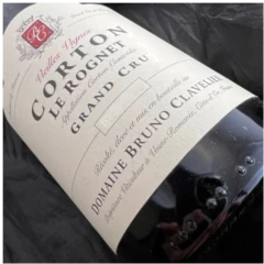 photo Bourgogne Rouge Bruno Clavelier Corton le Rognet 2011