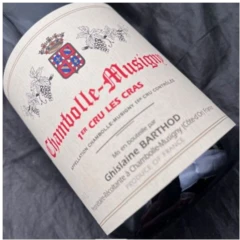 photo Domaine Ghislaine Barthod Chambolle Musigny 1er Cru les Cras 2002
