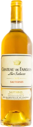 photo Sauternes Chateau de Fargues 2003