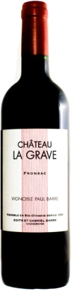 photo Fronsac Château la Grave 2019 Rouge