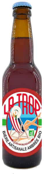photo la Trop Bière Ambrée de Provence Bio