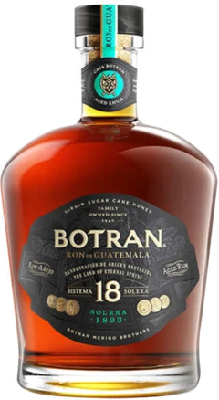photo Botran 18 Ans Gran Reserva Solera Rhum du Guatemala