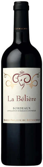 photo la Bélière Aoc Bordeaux Vin Rouge Baron Philippe de Rothchild