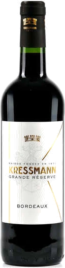 photo Bordeaux Vin Rouge Aoc Grande Réserve Kressmann