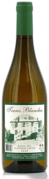illustration du vin Domaine du Mioula Cuvée "Terres Blanches" Blanc