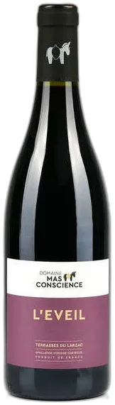 photo l’Eveil Vin Rouge Bio Aoc Terrasses du Larzac Mas Conscience