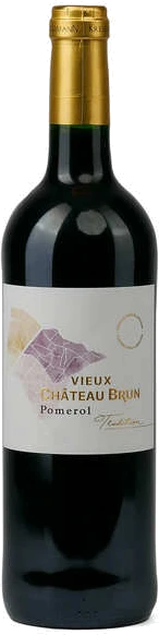 photo Vieux Château Brun Pomerol Vin Rouge Bio