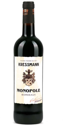 photo Bordeaux Vin Rouge Aoc Monopole Kressmann