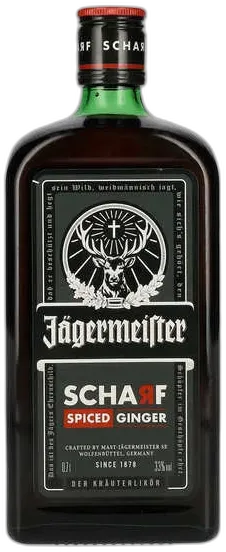 vue du vin Liqueur Jägermeister Scharf