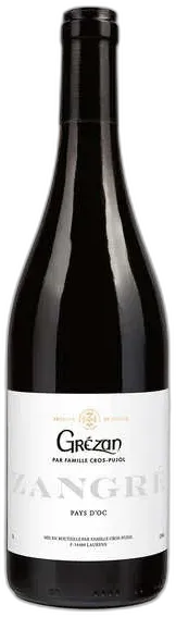 photo Cros Pujol Vin Rouge Zangre Igp Pays d’oc