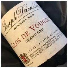 photos du vin Domaine Drouhin Clos Vougeot 1989 Eta