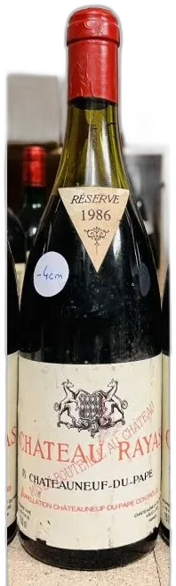 photo Rayas Chateauneuf du Pape Rouge 1986 4cm