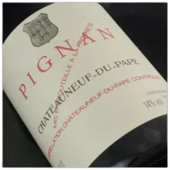 photo Rayas Pignan Rouge 2003 Etla