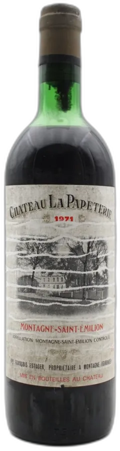 illustration du vin Château la Papeterie 1971