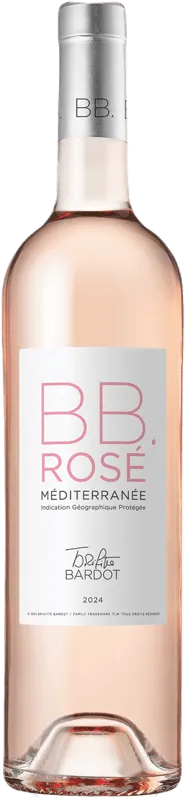 photo bb Brigitte Bardot, 2024 I.G.p Méditerranée, Vin Rosé