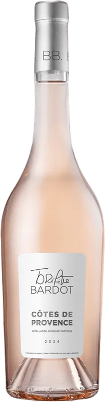 vue du vin Brigitte Bardot, 2024 a O.p Côtes de Provence, Vin Rosé