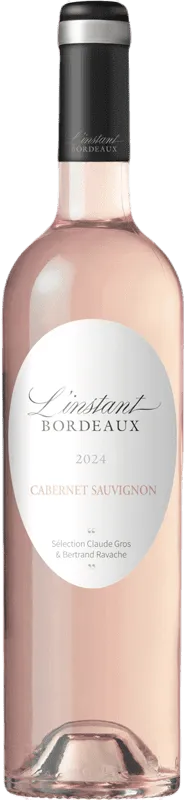photo l’Instant Cabernet Sauvignon, 2024 a O.p Bordeaux, Vin Rosé