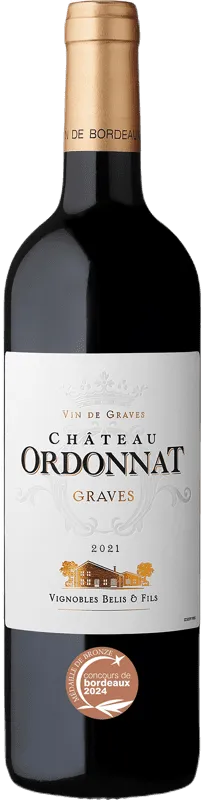 photo Château Ordonnat, 2021 a O.p Graves, Vin Rouge