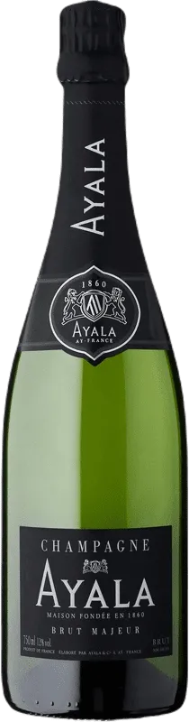 vue du vin Ayala "Brut Majeur" Non Mill, a O.p Champagne Brut