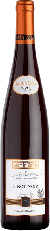 photo Martin Zahn, 2023 a O.p Alsace Pinot Noir, Vin Rouge