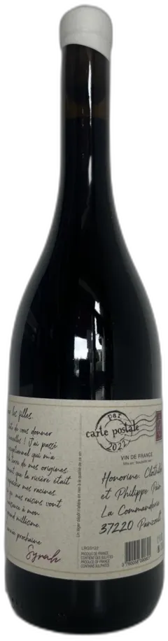 image du vin Vin de France Syrah du Domaine de la Commanderie à Panzoult