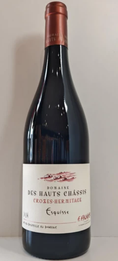 photo Crozes- Hermitage l’Esquisse 2024 Domaine des Hauts Châssis Franck Faugier a Bio