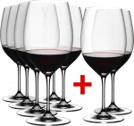 photo du vin 6 Verres Cabernet/Merlot 2 Verres Offerts Ref 7416 Gamme Vinum Riedel