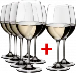 illustration du vin 6 Verres Chardonnay 2 Verres Offerts Ref 7416 05 Gamme Vinum Riedel
