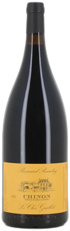 photo Magnum Chinon Rouge Clos Guillot Baudry Bernard 2022