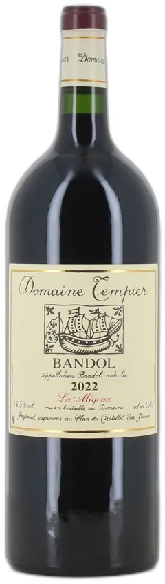 photo Magnum Vin Rouge Bandol Migoua Domaine Tempier 2022