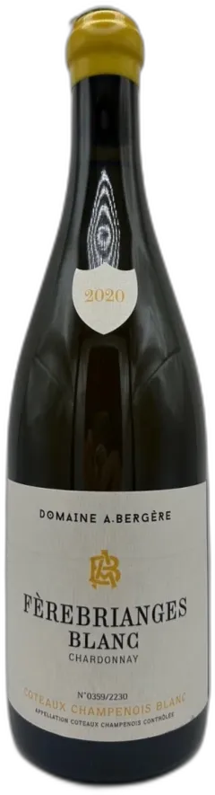 photo a Bergere Ferebrianges Blanc 2020 Champagne France