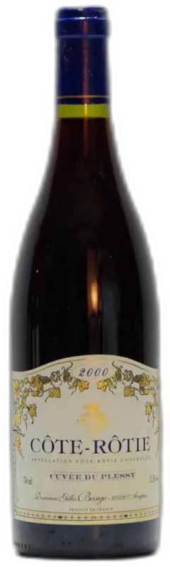 photo 2000 Domaine Gilles Barge, Côte Rôtie Cuvée du Plessy