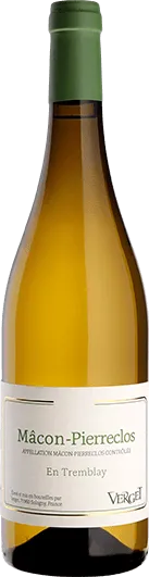vue du vin Verget Mâcon-Pierreclos "en Tremblay" 2024