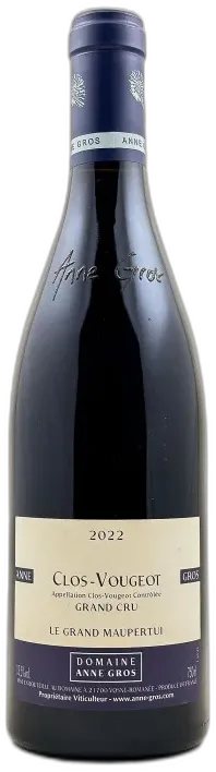 aperçu du vin Anne Gros Clos Vougeot "Grand Maupertui" 2022