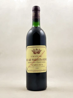 photo Bel Air Marquis d’Aligre Margaux 1985