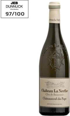 photo Chateau la Nerthe Chateauneuf du Pape Clos de Beauvenir Blanc 2023