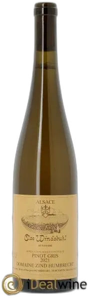 photo Alsace Pinot Gris Clos Windsbuhl Zind-Humbrecht 2021