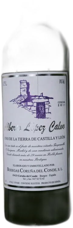 photo Alberto López Calvo Vino Tinto 2011 Bodegas Coruña Del Conde en Direct Producteur
