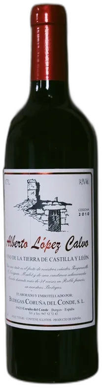 photo Alberto López Calvo Vino Tinto 2010 Bodegas Coruña Del Conde en Direct Producteur